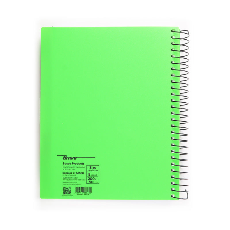 New Bravo Notebook 5 Subject