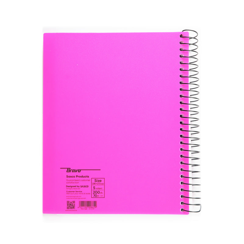 New Bravo Notebook 5 Subject