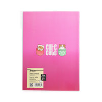 Italian A4 Stapled Notebook Pack of 10 Pcs