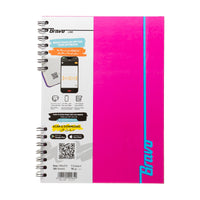 Bravo Link Notebook - Hard Cover - 120 Sheets - 1 Subject