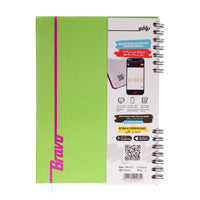 Bravo Link Notebook - Hard Cover - 120 Sheets - 1 Subject