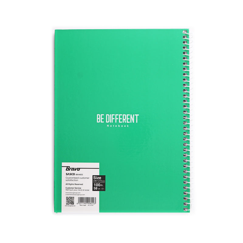 Be Different Large Notebook