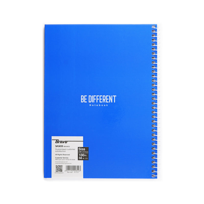 Be Different Large Notebook