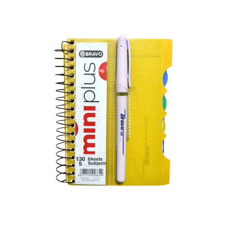 Mini Notebook Plus 5 Subjects