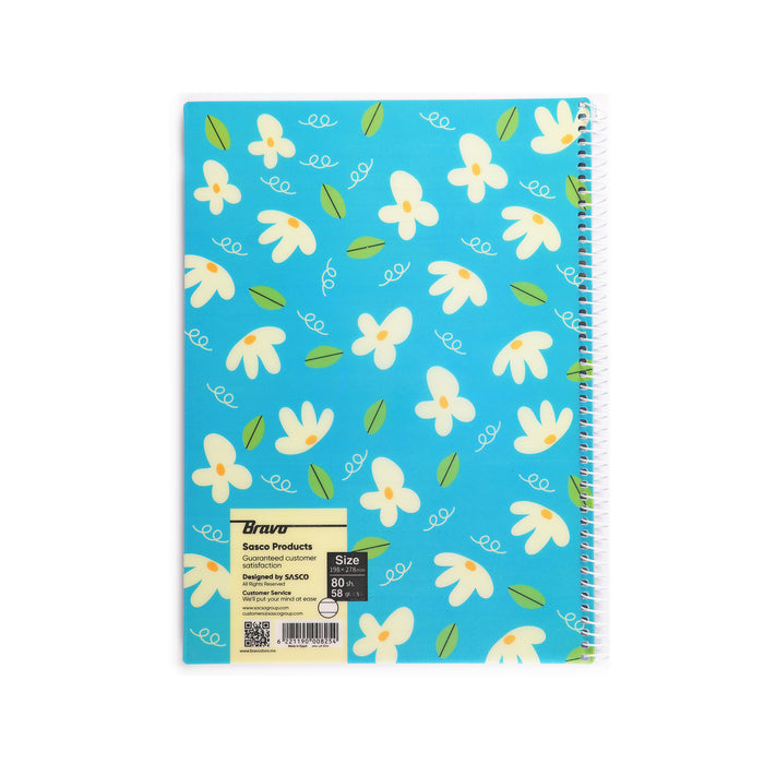 Large Spiral Notebook - 80 Sheets