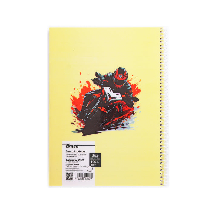 Large Spiral Notebook - 100 Sheets