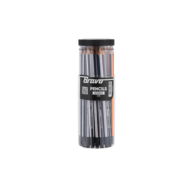 Bravo 2HB Pencil jar – Pack of 40